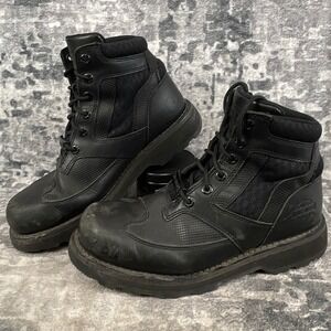 Harley Davidson Roland 5 Inch Motorcycle Boots Black Leather Men Size 9M